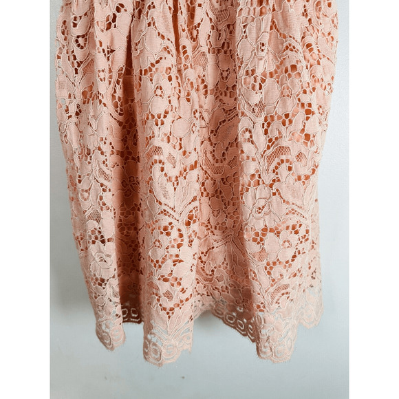 NBD REVOLVE Give It Up Light Pink Lace Mini Dress Woman’s Small NWT Fairy Whimsy - Picture 10 of 16